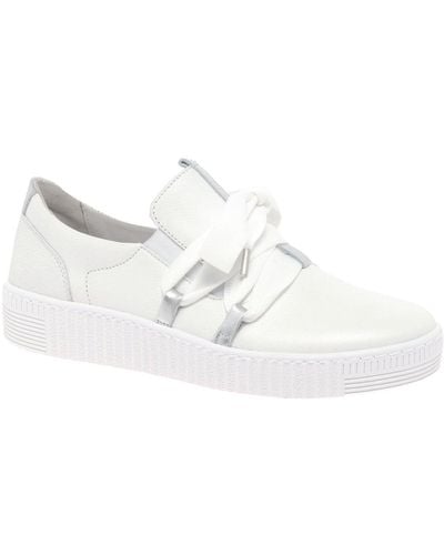Gabor Waltz Casual Trainers - White