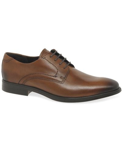 Ecco Melbourne Formal Lace Up Shoes - Brown