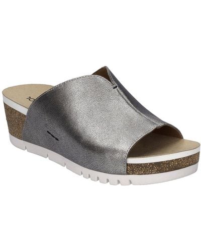 Josef Seibel Quinn 01 Wedge Sandals Size: 4 - Grey