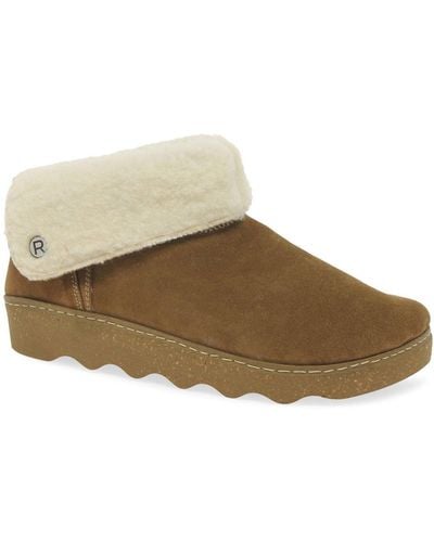 Rohde Home Full Warm Lined Slippers - Natural