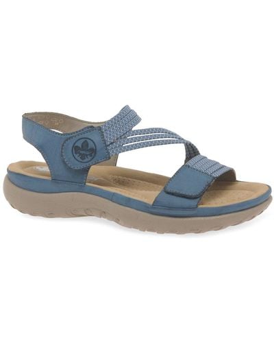 Rieker Locket Sandals - Blue