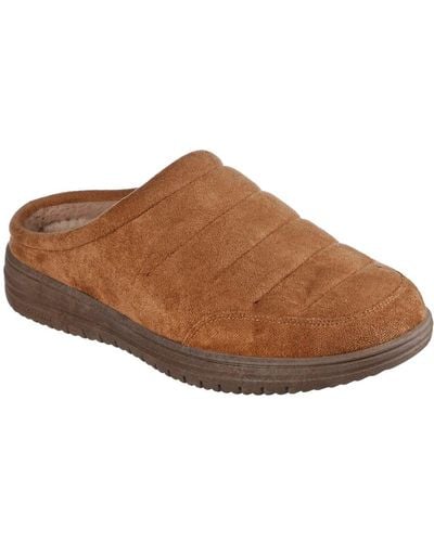 Skechers Relaxed Fit: Murette Garvanza Slippers Size: 6 - Brown