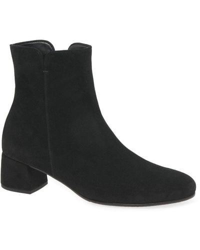 Gabor Abbey Ankle Boots - Black