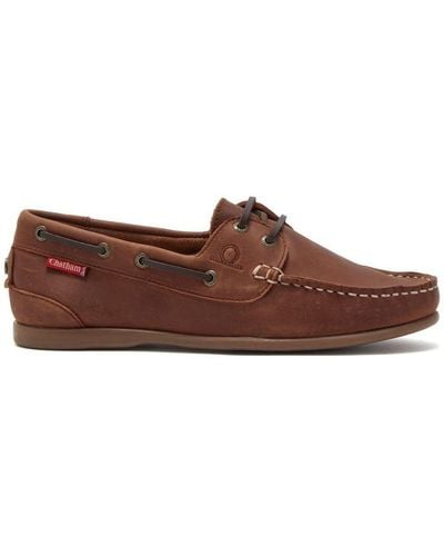 Chatham Penang Boat Shoes - Brown