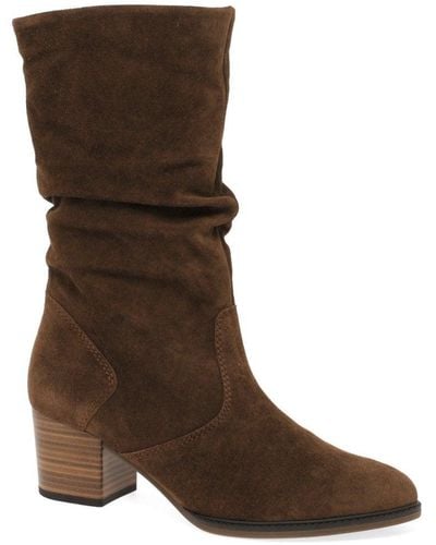 Gabor Ramona Calf-length Boots - Brown