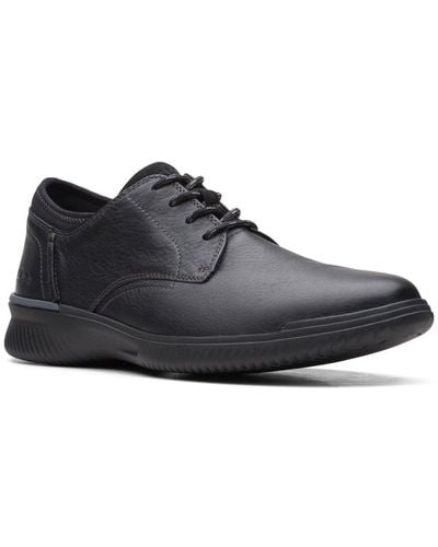 Clarks Donaway Plain Casual Shoes - Black