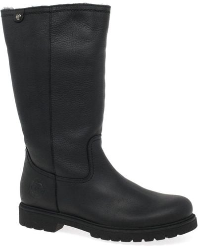 Panama Jack Bambina B60 Calf Length Boots - Black