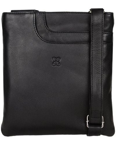Lakeland Leather Allerdale Messenger Bag - Black
