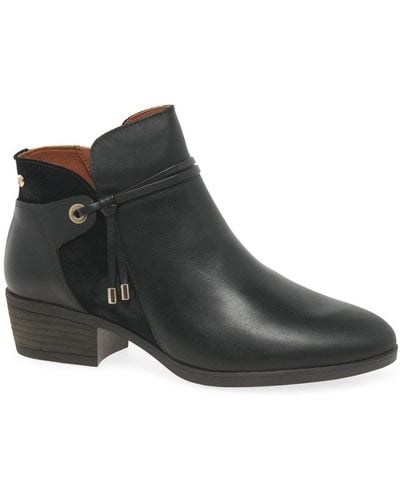 Pikolinos Darcey Ankle Boots - Black