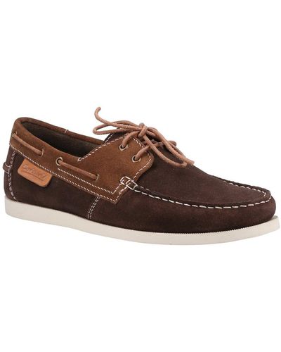 Cotswold Mitcheldean Boat Shoes - Brown
