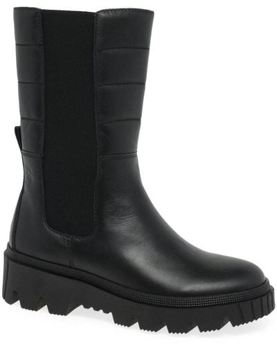 Gabor Jelena Calf Length Boots - Black