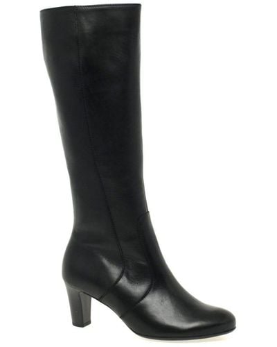 Gabor Maybe S Slim Fit Knee High Boots - Black