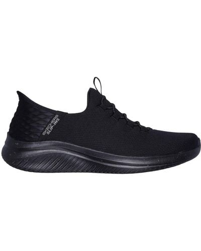 Skechers Ultra Flex 3.0 Right Away Wide Fit Sneakers Size: 6, - Blue