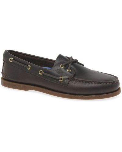 Sperry Top-Sider A/o 2 Eye Boat Shoes - Black