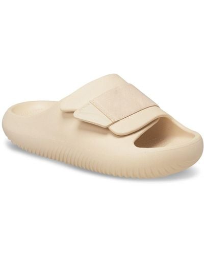 Crocs™ Mellow Luxe Sandals - Natural