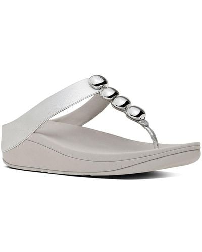 Fitflop Fitflop Rola Toe Post Sandals - White