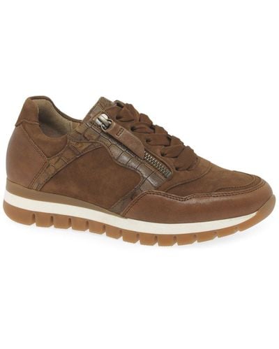Gabor Willet Trainers - Brown