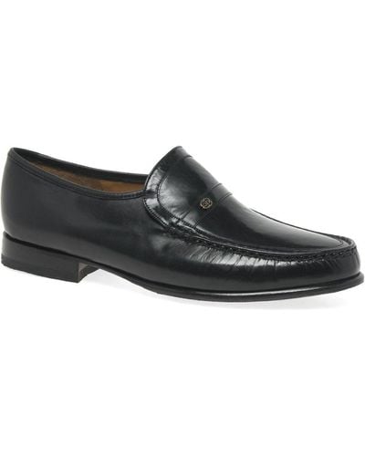 Barker Jefferson Leather Loafers - Black