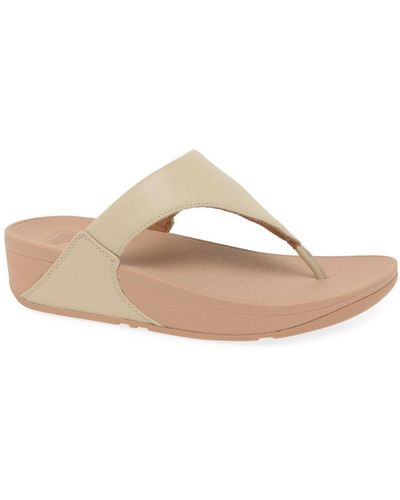 Fitflop Fitflop Lulu Leather Toe Post Sandals - Multicolour