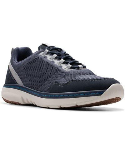 Clarks Pro Knit Trainers Size: 8 - Blue