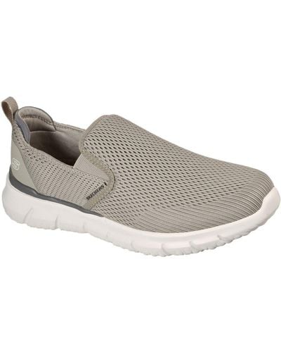 Skechers Ske Dsv Del Retto Gilman Slip On Shoes - Grey