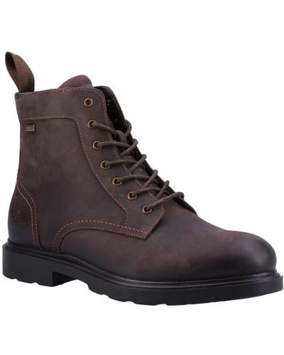 Hush Puppies Porter Lace Up Boots - Brown