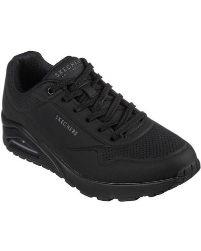 Skechers Uno Stand On Air Trainers - Black
