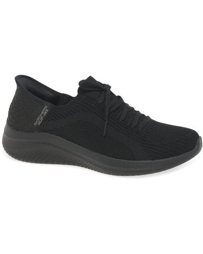 Skechers Slip In Ultra Flex 3.0 Sneakers - Black