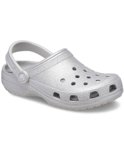 Crocs™ Classic Glitter Sandals - Metallic