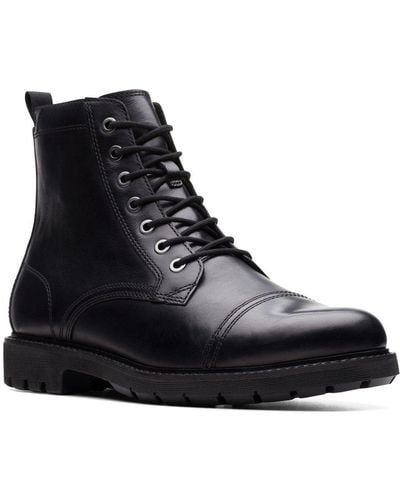 Clarks Batcombe Cap Boots - Black