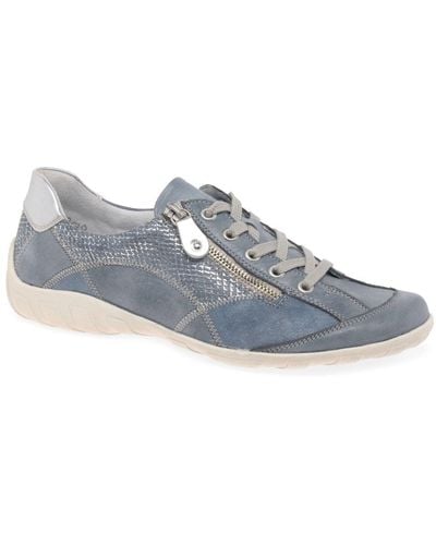 Remonte Squiggle Casual Trainers - Blue