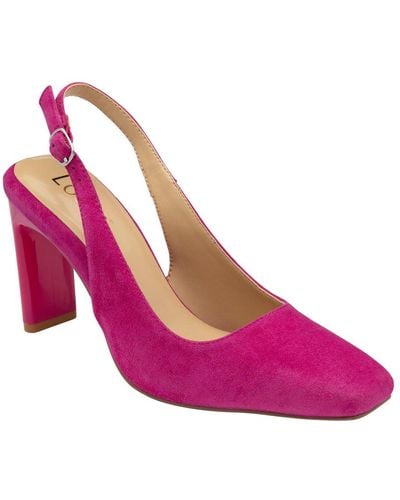 Lotus Anita Slingback Court Shoes - Pink