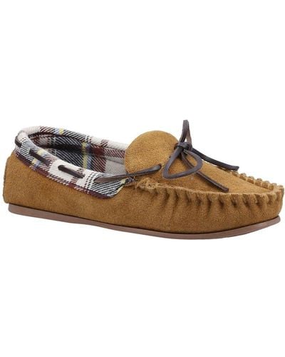Cotswold Chatsworth Slippers - Brown