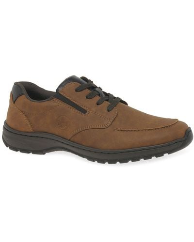 Rieker Axel Lace Up Shoes - Brown