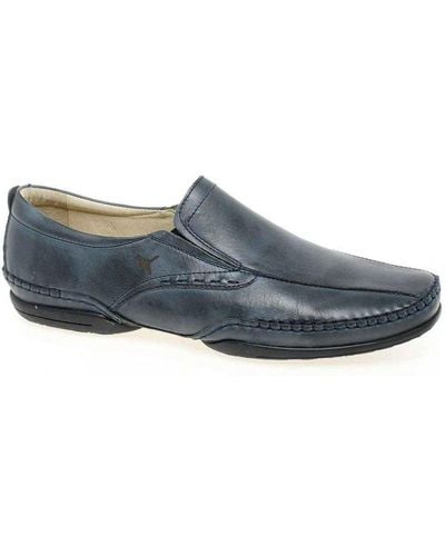 Pikolinos Ricardo Mens Slip On Casual Shoes - Blue