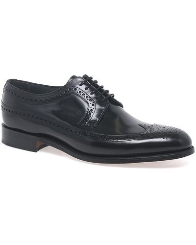 Barker Woodbridge Formal Lace Shoes - Black