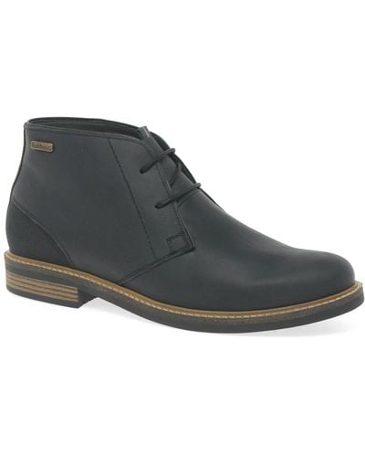 Barbour Readhead Leather Chukka Boots - Black