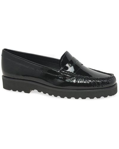 Charles Clinkard Port 2 Penny Style Loafers - Black