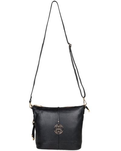 Lakeland Leather Cartmel Crossbody Handbag - Black