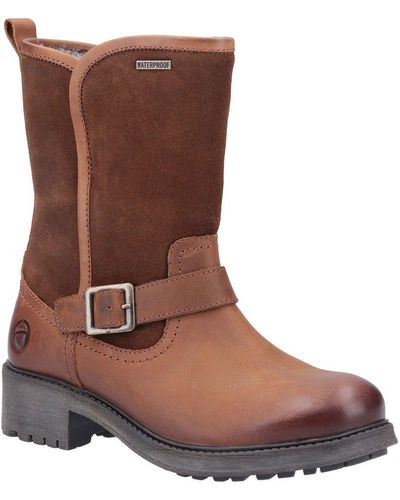 Cotswold Randwick Calf Boots Size: 3 / 36, - Brown