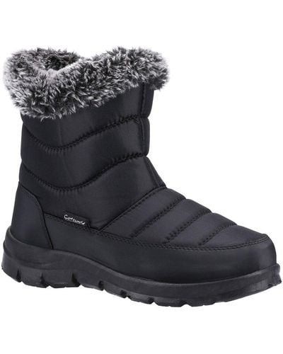 Cotswold Longleat Snow Boots - Black