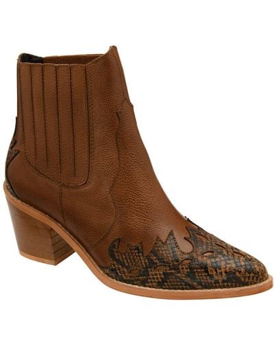 Ravel Galmoy Western Ankle Boots - Brown