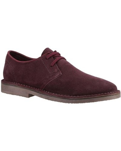 Hush Puppies Scout Lace Up Shoes - Red