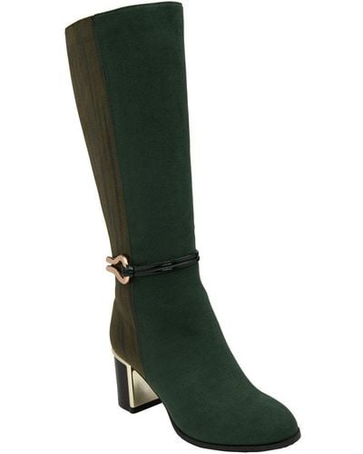 Lotus Wynter Knee High Boots - Green