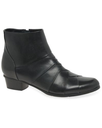 Regarde Le Ciel Stefany 172 Ankle Boots - Black