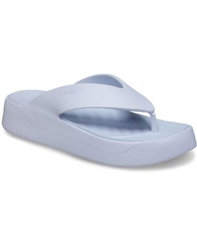 Crocs™ Getaway Platform Flip Sandals - Blue