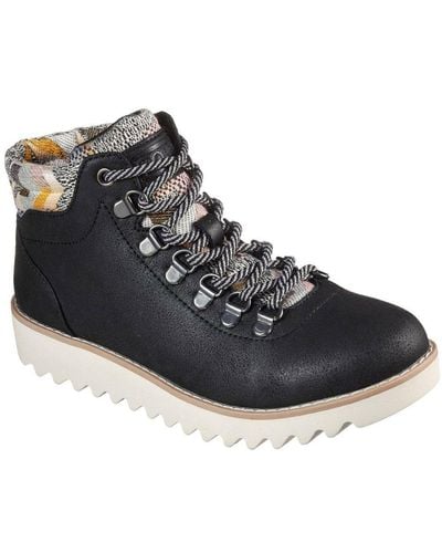 Skechers Mountain Kiss Walking Boots - Black
