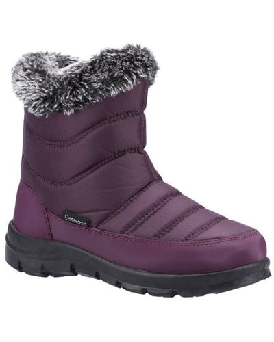 Cotswold Longleat Snow Boots - Purple