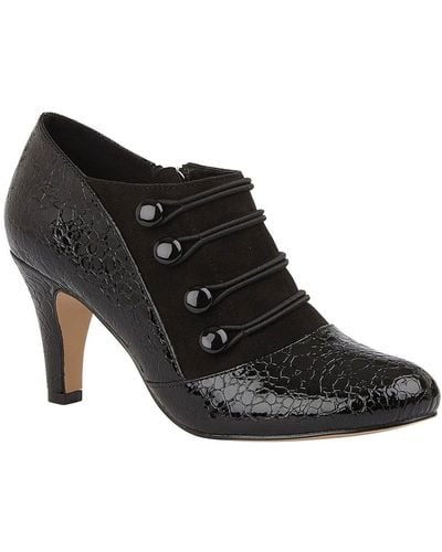 Lotus Ivy High Cut Court Shoes - Black