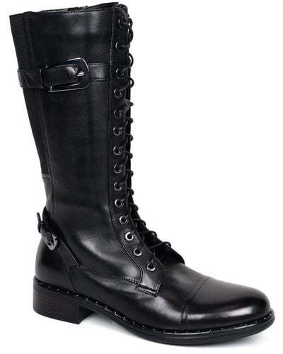Regarde Le Ciel Roxana 10 Calf Length Boots - Black